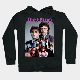 Cursed Classic Rock Band PARODY "The Bugs" Funny Poser Retro 90's Glamour Shot Portrait Hoodie